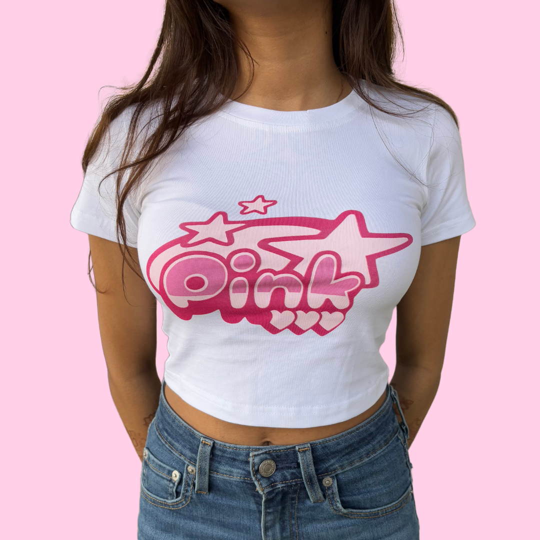 Pink Crop Top